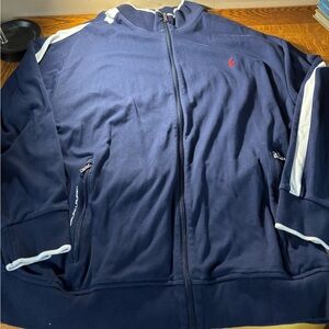 Polo Ralph Lauren Navy Blue Full Zip Track Jacket, 4XB